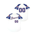 Custom Atlanta Braves White Throwback Cooperstown Jerseys