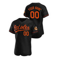 Custom Baltimore Orioles Game Black Stitched Jerseys