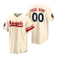 Custom Los Angeles Angels Cream Stitched 2022 City Connect Jersey Men Youth Women Jerseys