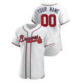Custom Atlanta Braves White Jerseys