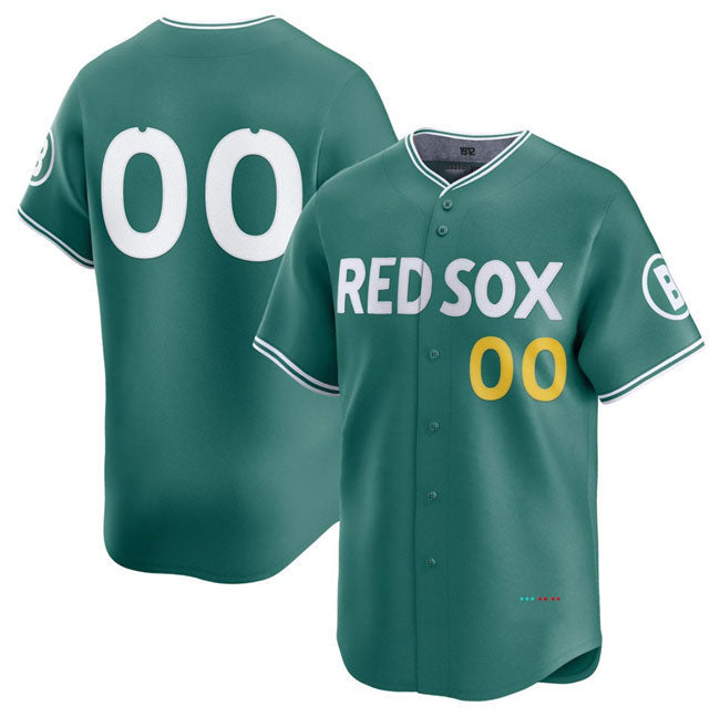 Custom Boston Red Sox Green 2025 City Connect Limited Jersey
