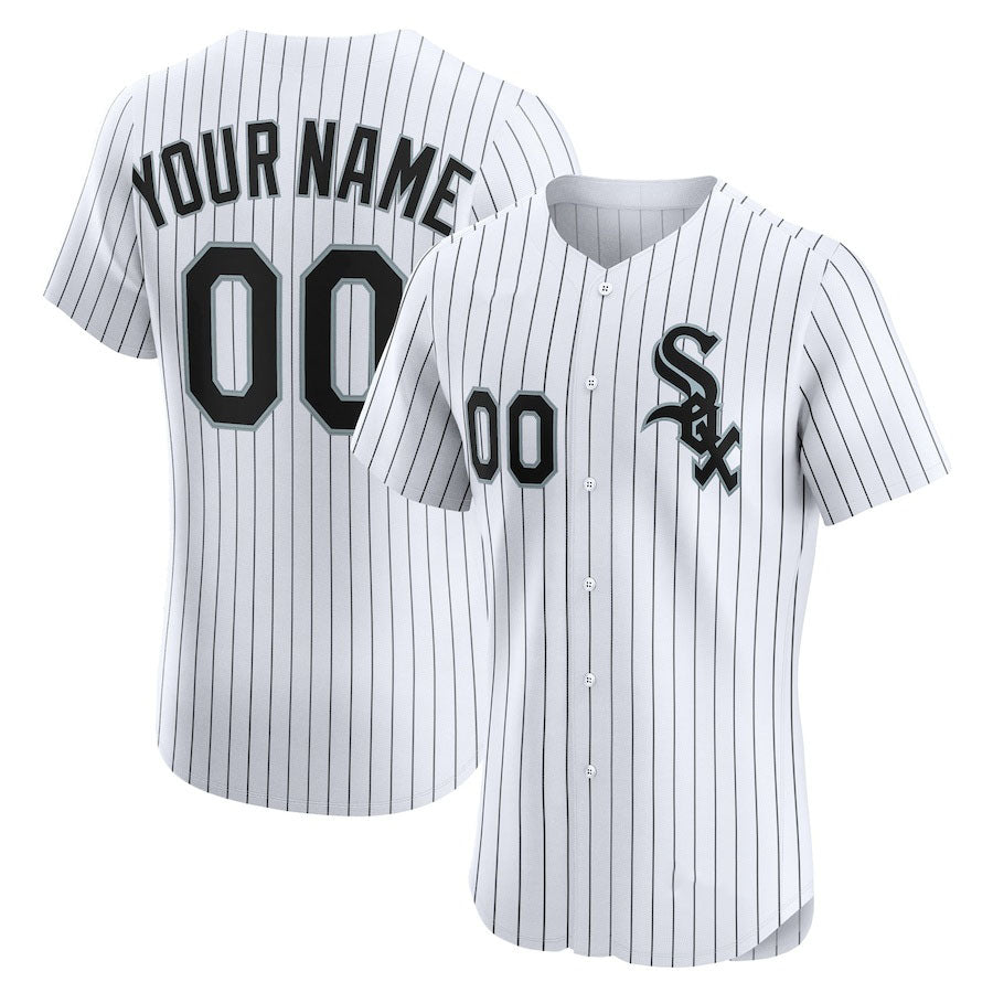 Custom Chicago White Sox Home Elite Jersey Jersey