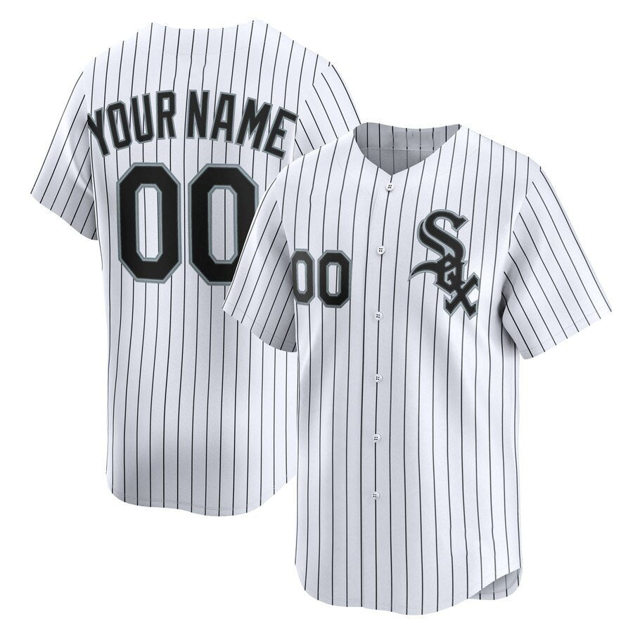 Custom Chicago White Sox Home Limited Jersey Jersey