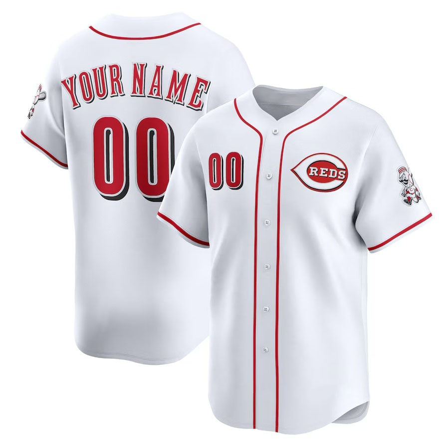 Custom Cincinnati Reds Home Limited Jerseys