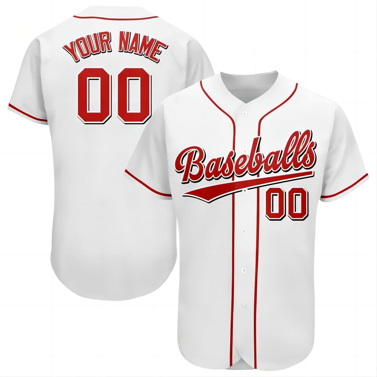 Custom Cincinnati Reds Stitched T Shirt Jerseys