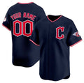 Custom Cleveland Guardians Navy 2025 Alternate Limited Jersey