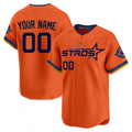 Custom Houston Astros Orange 2025 City Connect Limited Jersey