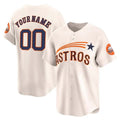 Custom Houston Astros Throwback Cooperstown Stitched Limited Jersey