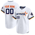 Custom Houston Astros White 2025 City Connect Limited Jersey