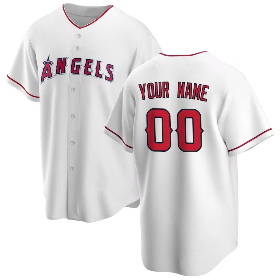 Custom Los Angeles Angels Home Replica Jersey Jersey