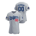 Custom Los Angeles Dodgers Jersey 2022 All Star Game Gray Jersey Stitched Men Jerseys