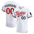 Custom Minnesota Twins Home Elite Jersey Jersey