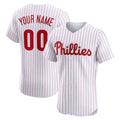 Custom Philadelphia Phillies Home Elite Jersey Jersey