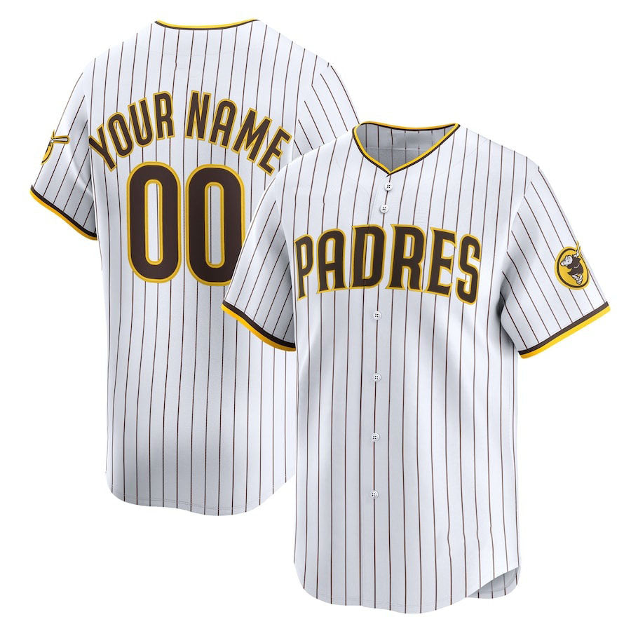 Custom San Diego Padres Home Limited Jersey Jersey