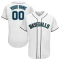 Custom Seattle Mariners Stitched T Shirt Jerseys