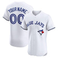 Custom Toronto Blue Jays Home Elite Jersey Jersey