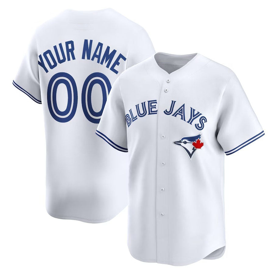 Custom Toronto Blue Jays Home Limited Jersey Jersey