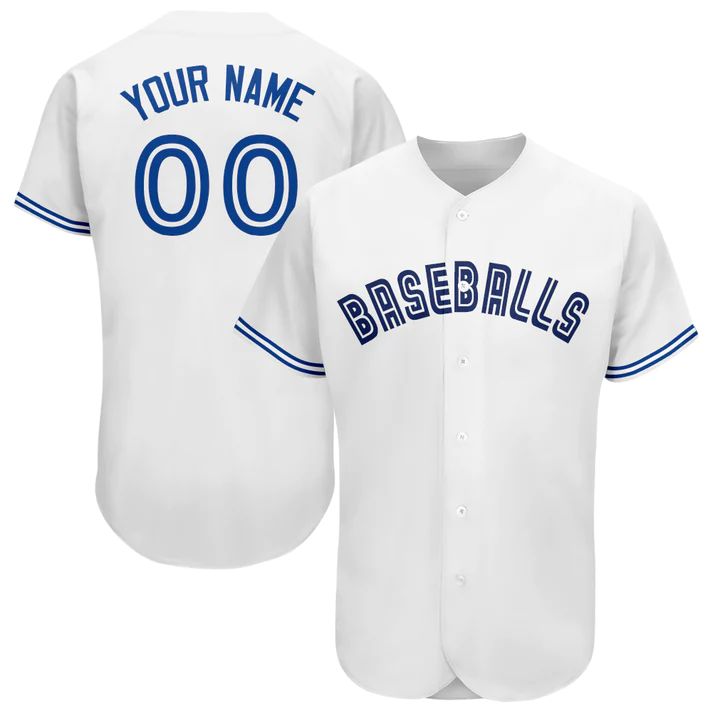 Custom Toronto Blue Jays Stitched T Shirt Jerseys
