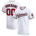 Custom Washington Nationals Home Elite Jersey Jersey