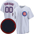 Custom Chicago Cubs White 2025 World Tour Tokyo Series Home Jerseys