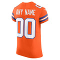 Denver Broncos Orange Alternate 2 Mile High 1977 Throwback Stitched Elite Custom Jersey