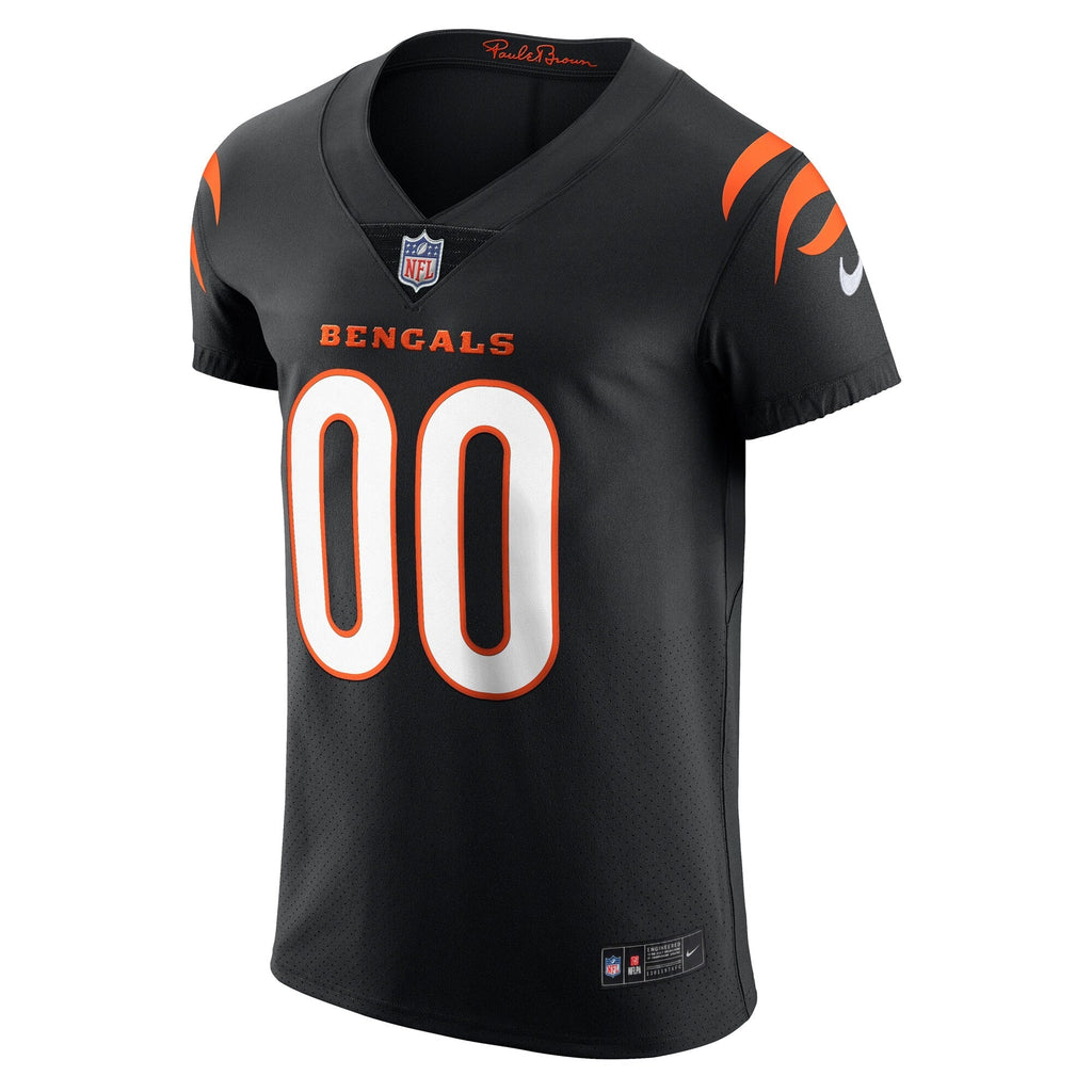 Cincinnati Bengals Black Stitched Elite Custom Jersey