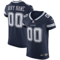 Dallas Cowboys Navy Stitched Elite Custom Jersey