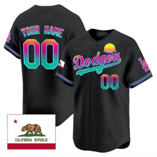 Custom Los Angeles Dodgers 2024 City Style Stitched Limited Jersey