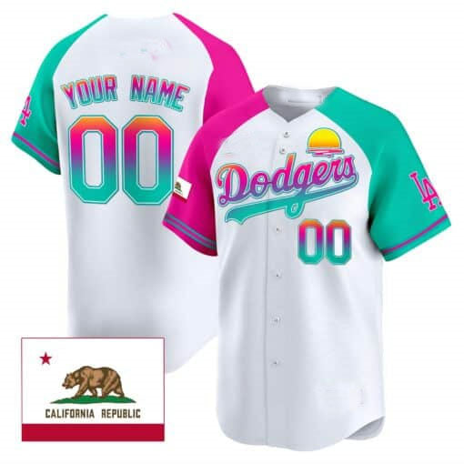 Custom Los Angeles Dodgers 2024 City Style Stitched Limited Jersey