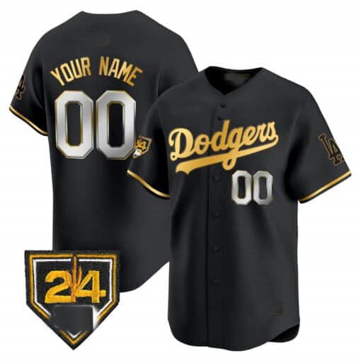 Custom Los Angeles Dodgers 2024 Spring Training Patch Stitched Limited Jersey
