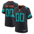 Miami Dolphins Navy 2025 Rivalries Custom Game Jersey