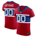 New York Giants Red Alternate Stitched Elite Custom Jersey
