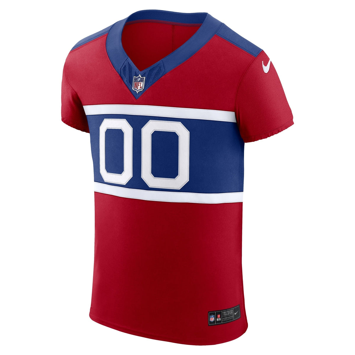 New York Giants Red Alternate Stitched Elite Custom Jersey