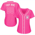 Custom Houston Astros Pink Fashion Stitched Jerseys
