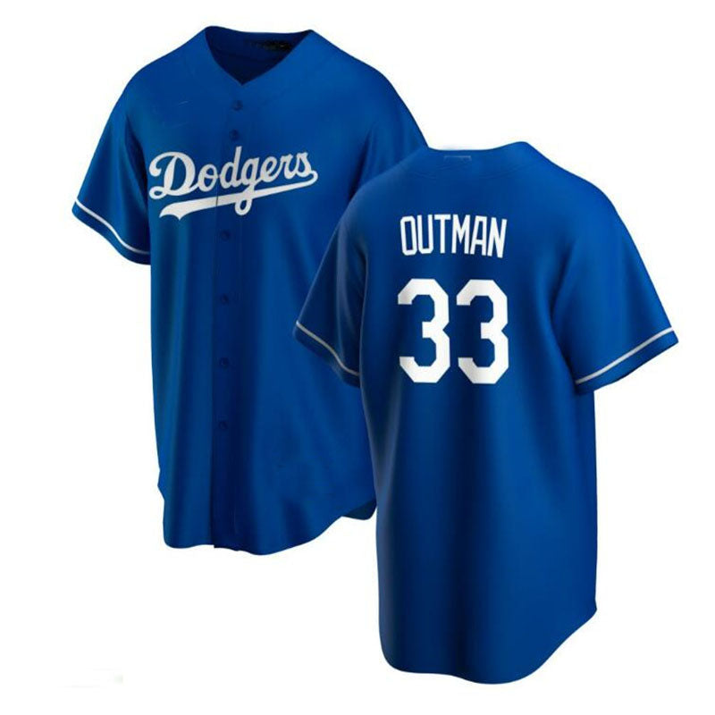 Los Angeles Dodgers #33 James Outman Royal Alternate Replica Custom Jerseys