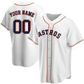 Custom Houston Astros Jerseys White Stitched Jerseys