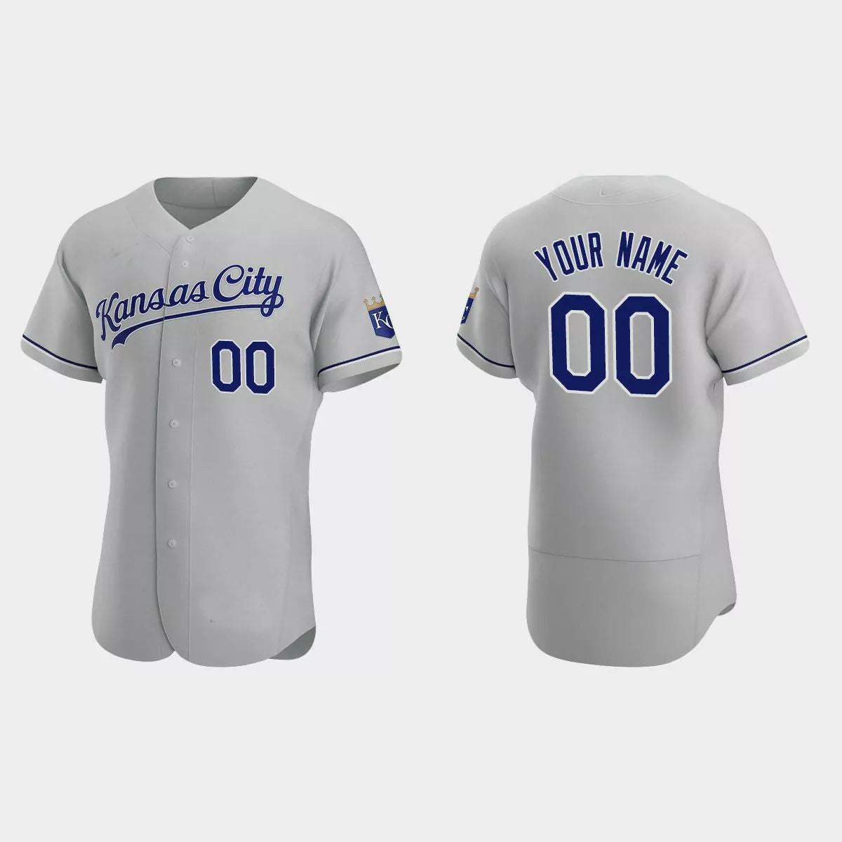 Custom Los Angeles Angels Gray Authentic 2020 Road Jerseys