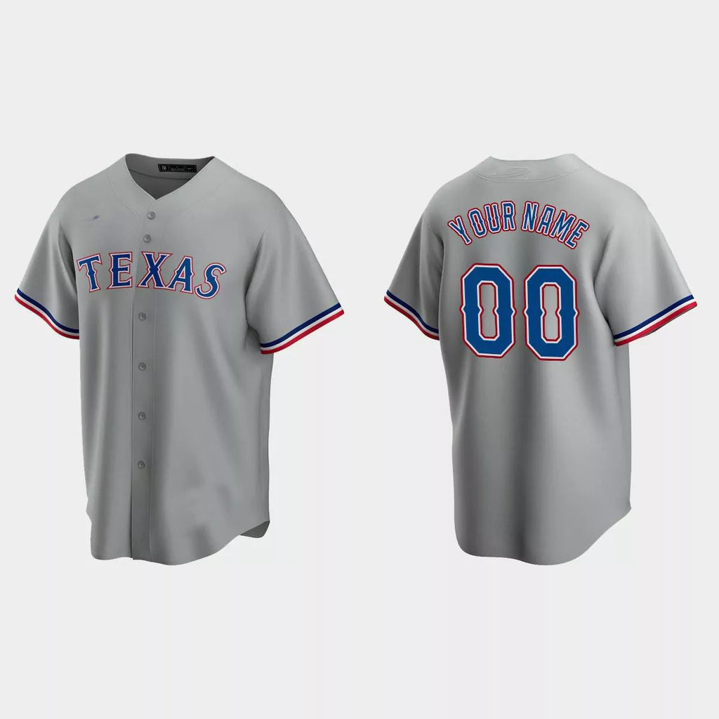 Custom Los Angeles Angels Gray Replica Road Custom Jerseys