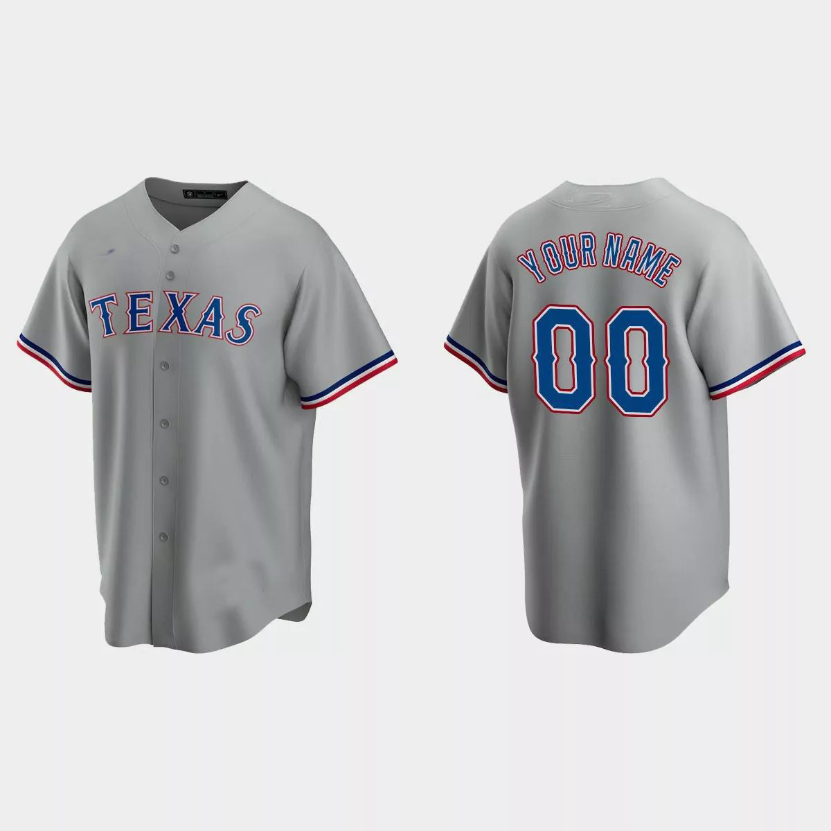 Custom Los Angeles Angels Gray Replica Road Custom Jerseys