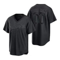 Custom Los Angeles Dodgers New 2022 All Black Stitched Jerseys