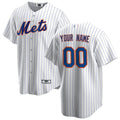 Custom New York Mets White Home Replica Custom Jerseys
