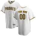 Custom San Diego Padres White Replica Custom Jerseys