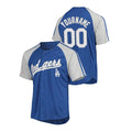 Custom Los Angeles Dodgers Stitched Raglan Jerseys