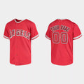 Custom Los Angeles Angels Red Replica Jerseys