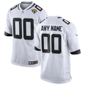 Mens Jacksonville Jaguars White Custom Game Jersey