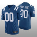 Custom Indianapolis Colts Royal Stitched Limited 100th Season Stitched Jerseys
