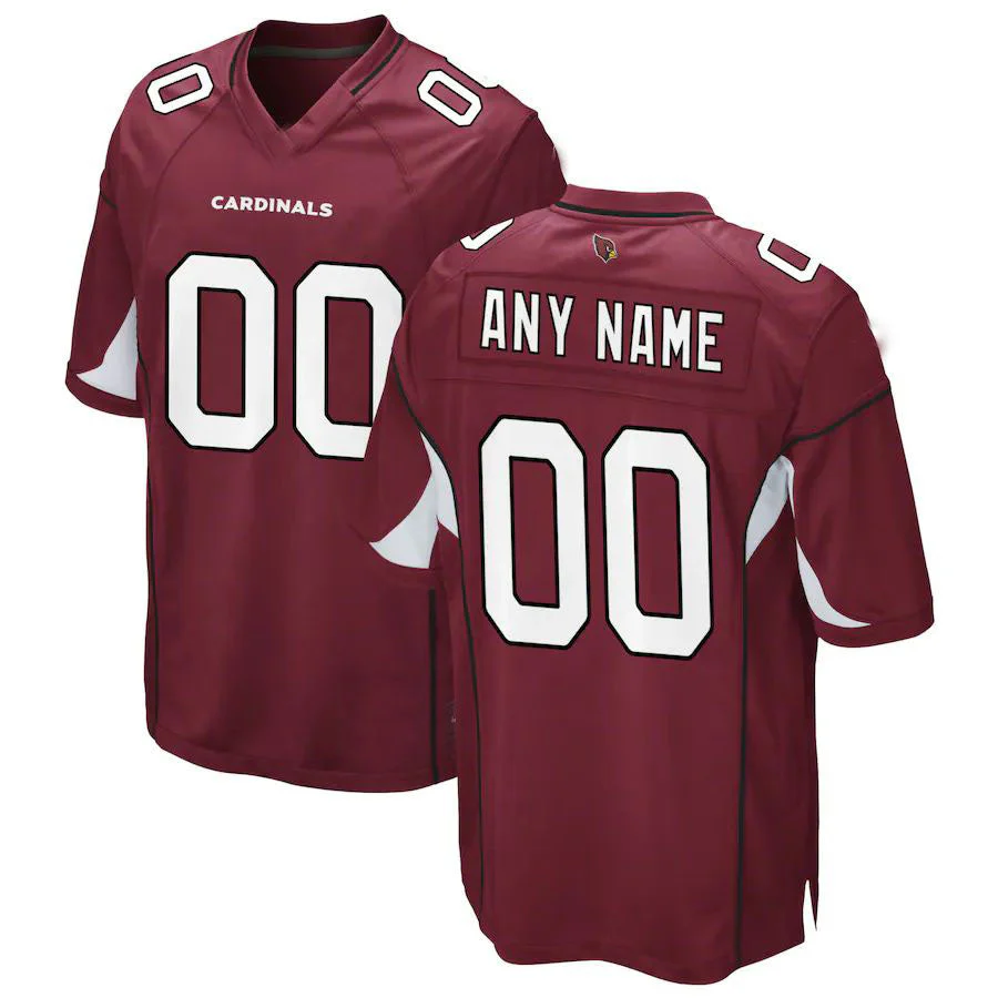 Mens Arizona Cardinals Cardinal Custom Player Jersey
