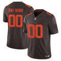 Custom Cleveland Browns Alternate Jersey Brown