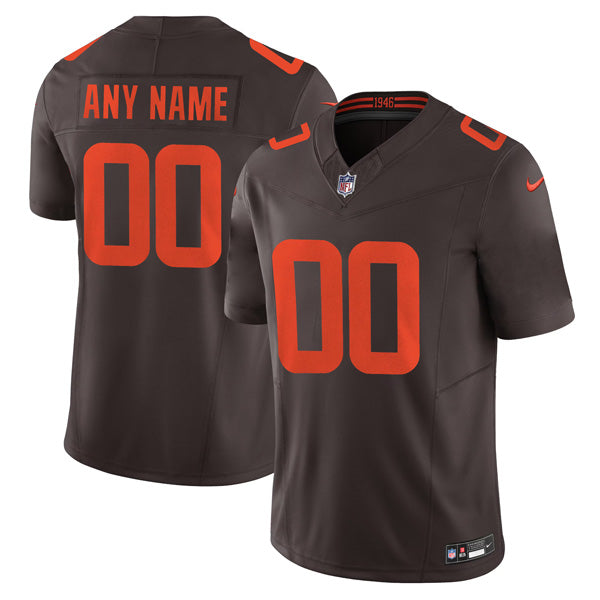 Custom Cleveland Browns Alternate Jersey Brown