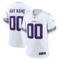 Minnesota Vikings Alternate Custom Game Jersey White